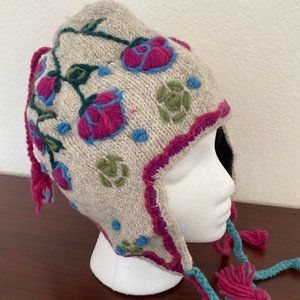 Newari Wool Acacia Earflap Hat - New